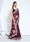 Crepe Silk Designer Contemporary Saree - 1