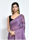 Embroidered Work Traditional Designer Saree For Festival - 1