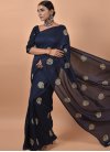 Silk Blend Traditional Designer Saree For Casual - 2