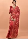 Silk Blend Contemporary Style Saree - 2