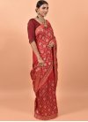 Silk Blend Contemporary Style Saree - 1