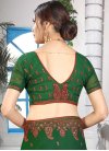 Booti Work Faux Georgette Contemporary Saree - 2