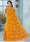 Faux Georgette Trendy Classic Saree For Bridal - 2