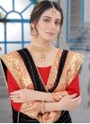 Beads Work Faux Georgette Trendy Classic Saree For Ceremonial - 1