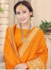 Vichitra Silk Trendy Classic Saree - 1