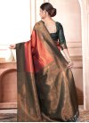 Kanjivaram Silk Woven Work Trendy Classic Saree - 3
