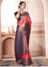 Kanjivaram Silk Designer Contemporary Style Saree For Ceremonial - 1