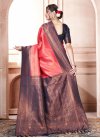 Kanjivaram Silk Designer Contemporary Style Saree For Ceremonial - 3