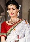 Exquisite Embroidered Work Bhagalpuri Silk Designer Contemporary Style Saree For Ceremonial - 2