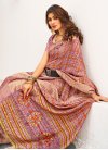 Print Work Art Silk Trendy Classic Saree For Ceremonial - 3