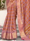 Print Work Art Silk Trendy Classic Saree For Ceremonial - 2