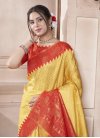 Kanjivaram Silk Woven Work Trendy Classic Saree - 2