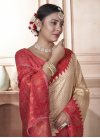 Woven Work Traditional Designer Saree For Ceremonial - 2