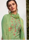 Digital Print Work Faux Georgette Palazzo Style Pakistani Salwar Suit - 1