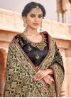 Jacquard Silk Embroidered Work Designer Traditional Saree - 1