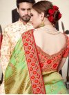 Jacquard Silk Designer Contemporary Style Saree - 1