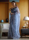 Embroidered Work Contemporary Style Saree For Ceremonial - 2
