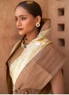 Woven Work Silk Blend Traditional Designer Saree - 1