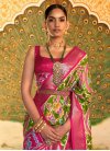 Woven Work Patola Silk Contemporary Style Saree For Ceremonial - 1
