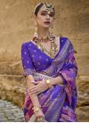 Purple and Violet Traditional Designer Saree - 2