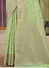 Linen Woven Work Designer Traditional Saree - 2