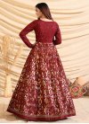 Tafeta Silk Floor Length Trendy Gown - 2