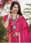 Satin Silk Designer Contemporary Style Saree For Ceremonial - 1