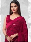 Lace Work Faux Georgette Traditional Designer Saree - 1