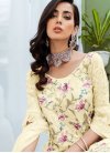 Embroidered Work Faux Georgette Trendy Designer Salwar Suit - 1