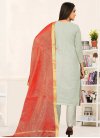 Chanderi Silk Pant Style Designer Salwar Kameez - 1