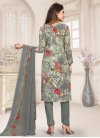 Digital Print Work Pant Style Designer Salwar Suit - 1