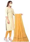 Bandhej Print Work Trendy Churidar Salwar Suit - 1