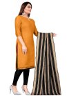 Black and Orange Pant Style Classic Suit For Casual - 1