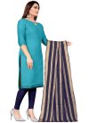 Embroidered Work Trendy Straight Salwar Suit For Casual - 1