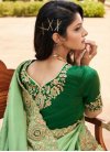 Embroidered Work Designer Contemporary Style Saree For Bridal - 1
