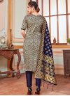 Woven Work Art Silk Pant Style Classic Salwar Suit - 2