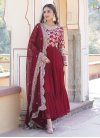 Embroidered Work Readymade Classic Gown - 3