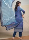 Crepe Silk Designer Straight Salwar Suit - 2