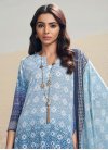Crepe Silk Designer Straight Salwar Suit - 1