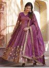 Viscose Embroidered Work Readymade Designer Gown - 3