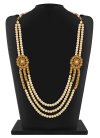 Lovely Brass Gold Rodium Polish Necklace For Festival - 1