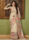 Banarasi Silk Woven Work Designer Contemporary Saree - 1
