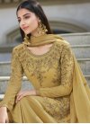 Faux Georgette Palazzo Style Pakistani Salwar Suit For Ceremonial - 1