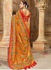 Cutdana Work Patola Silk Designer Traditional Saree For Bridal - 2