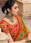 Cutdana Work Patola Silk Designer Traditional Saree For Bridal - 1