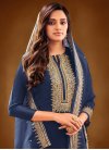 Embroidered Work Cotton Lawn Palazzo Style Pakistani Salwar Suit - 1