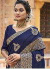Chanderi Silk Designer Contemporary Saree For Ceremonial - 1