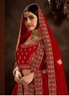 Embroidered Work A - Line Lehenga For Bridal - 1