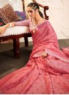 Linen Contemporary Style Saree For Casual - 1