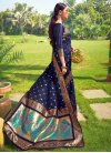 Jacquard Silk Designer Contemporary Style Saree For Casual - 1